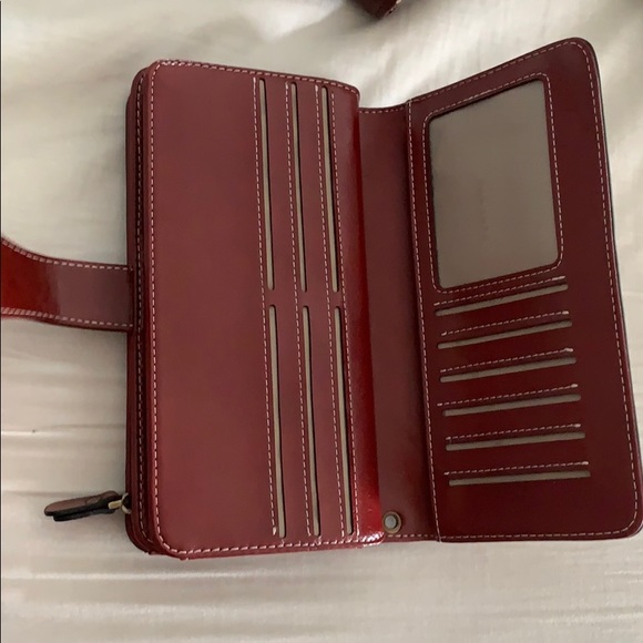 Dark red wallet - Picture 3 of 6